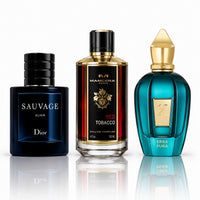 3 Herrenparfüm-Set - Sauvage Elixir, Mancera Red Tobacco & Xerjoff Erba Pura